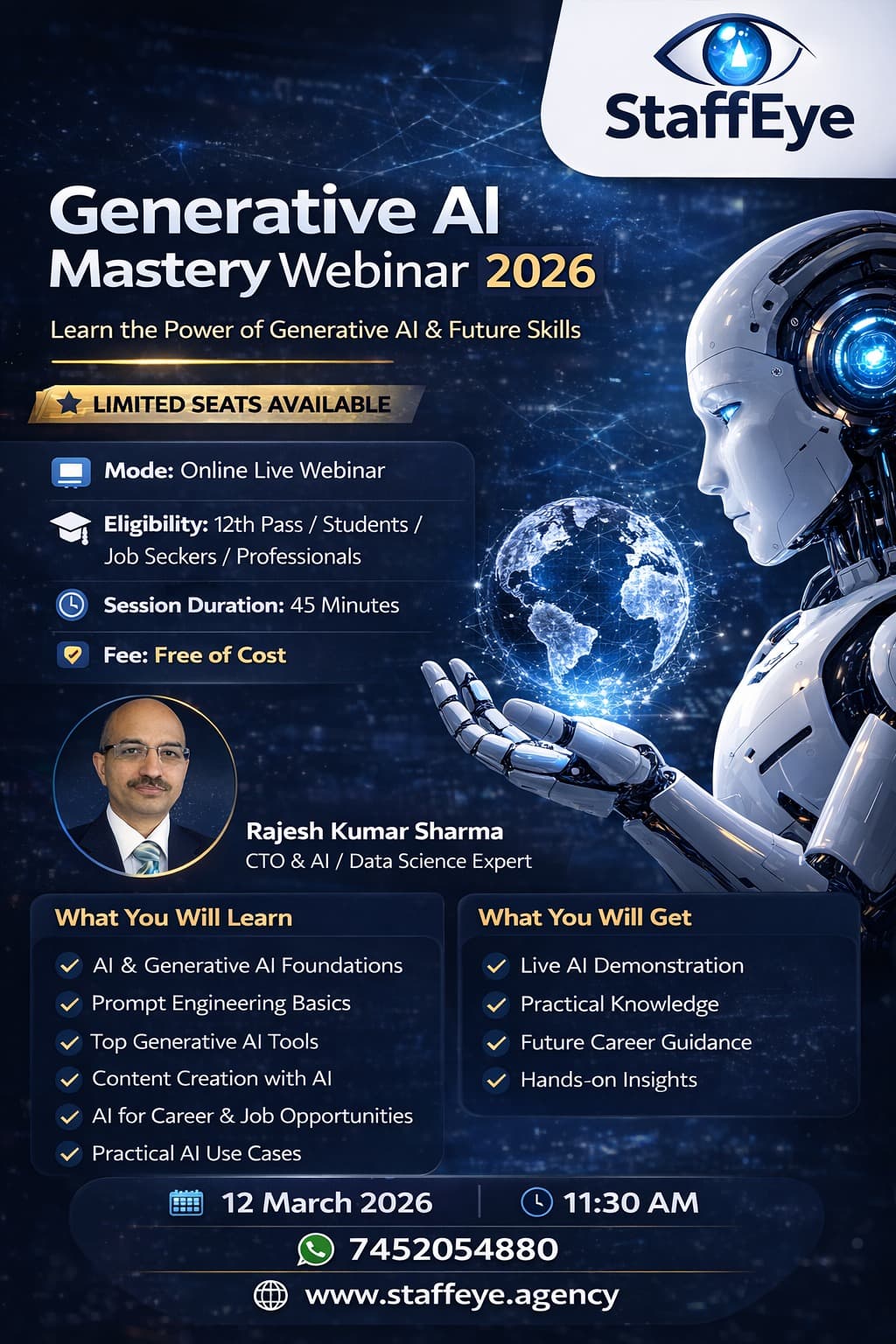 Generative AI Mastery Webinar 2026